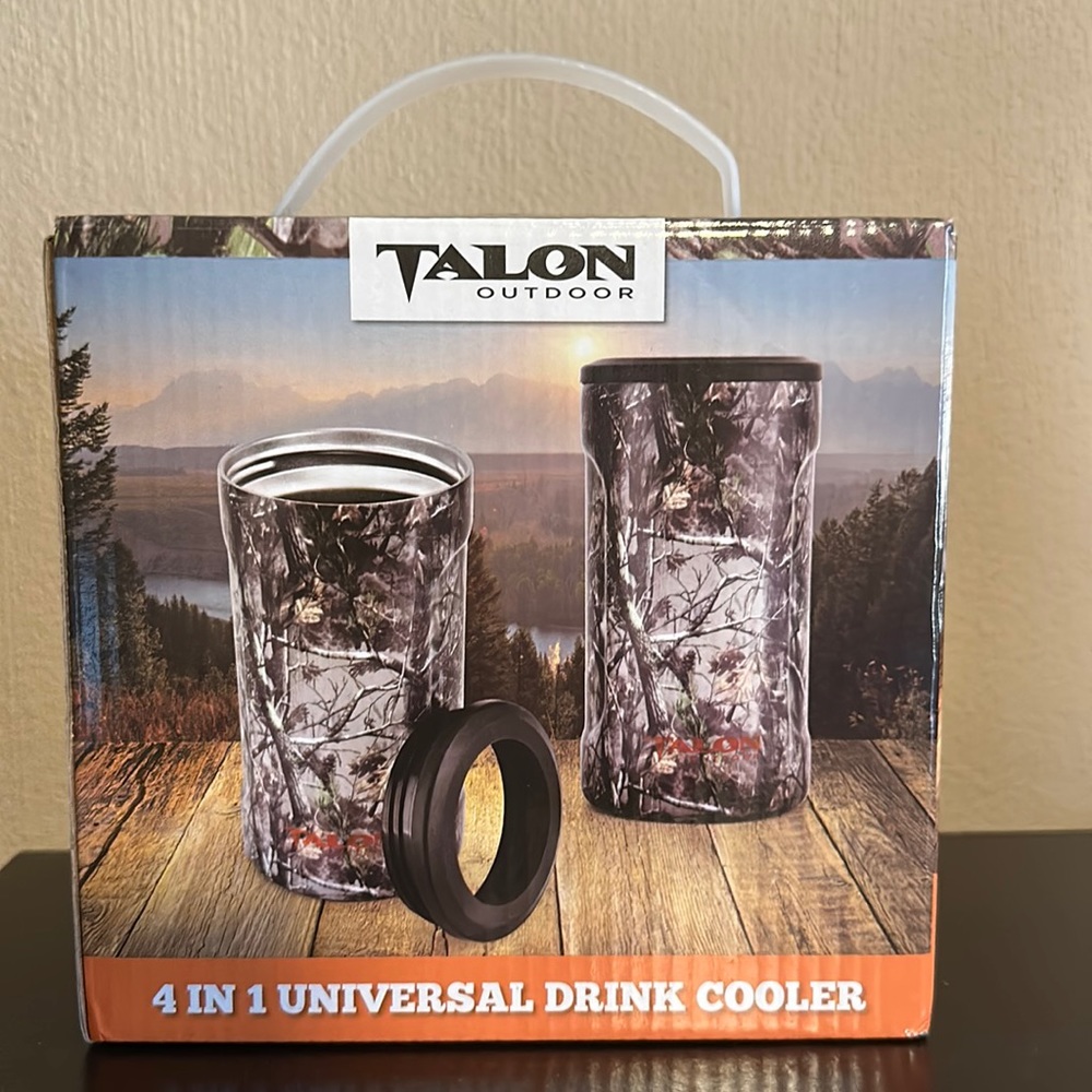 Talon Camouflage Stainless Steel Drink Coolers
